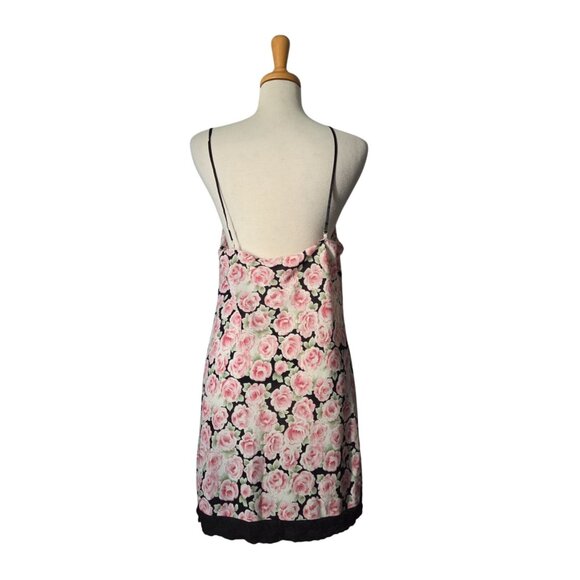 Oscar de la Renta Vintage Floral Lace Mini Slip Dress Women's XL - Picture 5 of 7